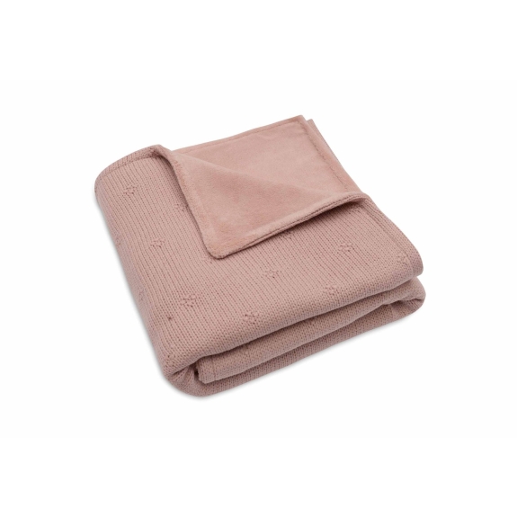 Jollein - Deken Wieg 75x100cm - Cosy Knit Wild Rose