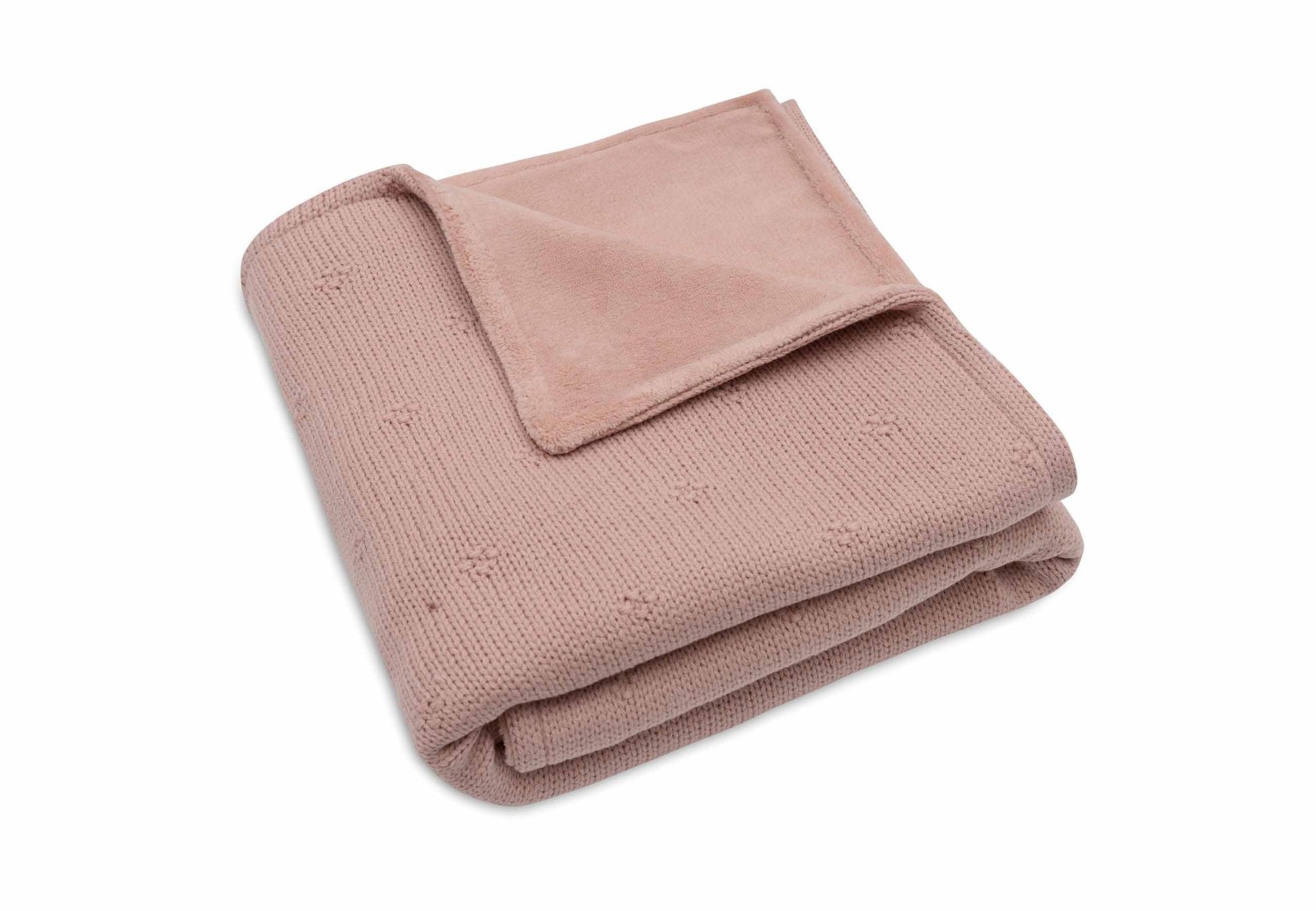 Deken Wieg 75x100cm - Cosy Knit Wild Rose - afbeelding 4