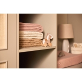 Jollein - Deken Wieg 75x100cm - Cosy Knit Wild Rose