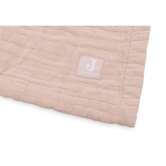 Jollein - Deken Hydrofiel 75x100cm Jacquard - Wild Rose