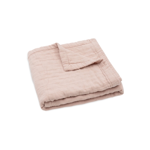 Jollein - Deken Hydrofiel 75x100cm Jacquard - Wild Rose