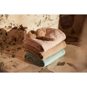 Jollein - Deken Hydrofiel 75x100cm Jacquard - Wild Rose