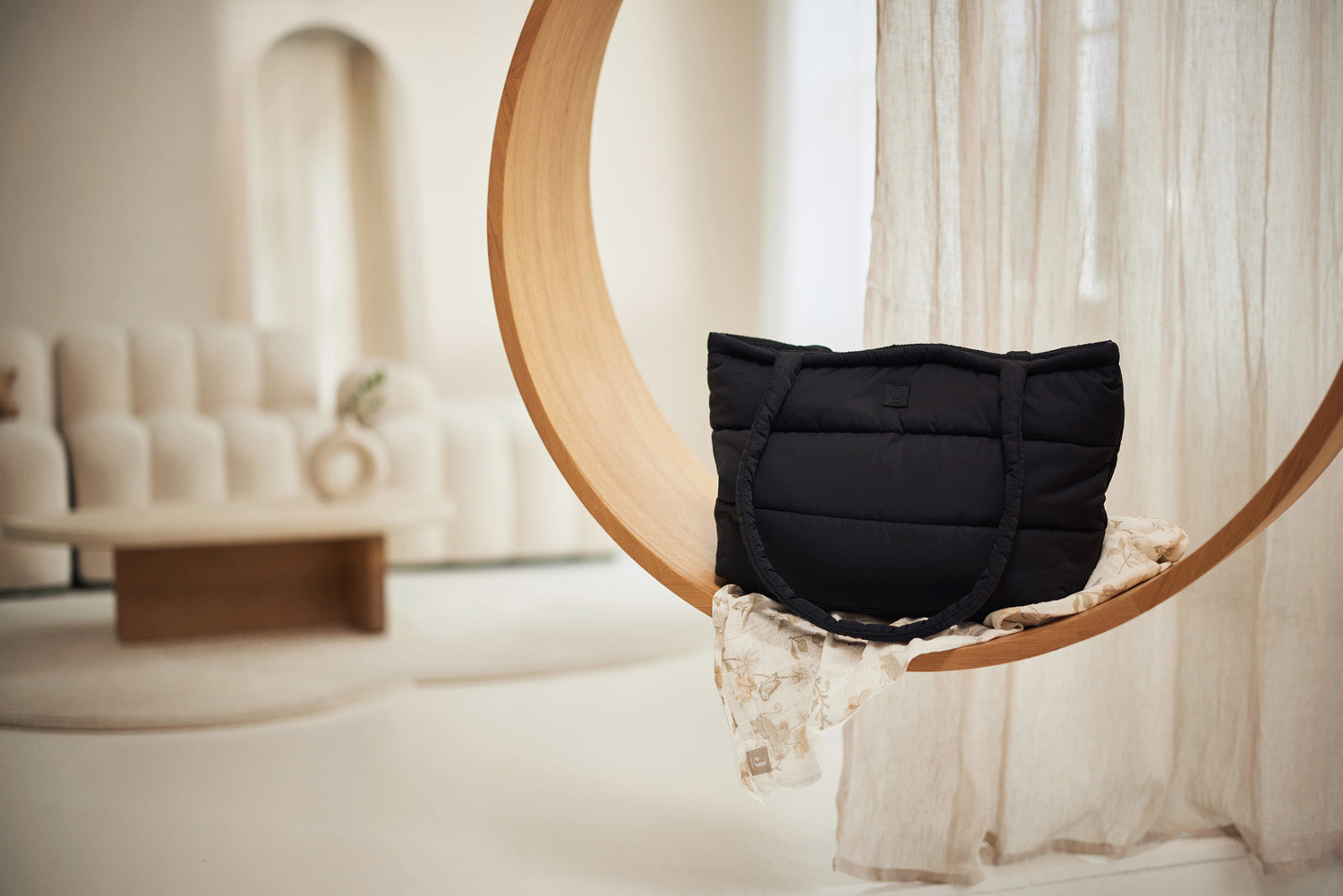 Puffed Mom Bag - Zwart - afbeelding 9