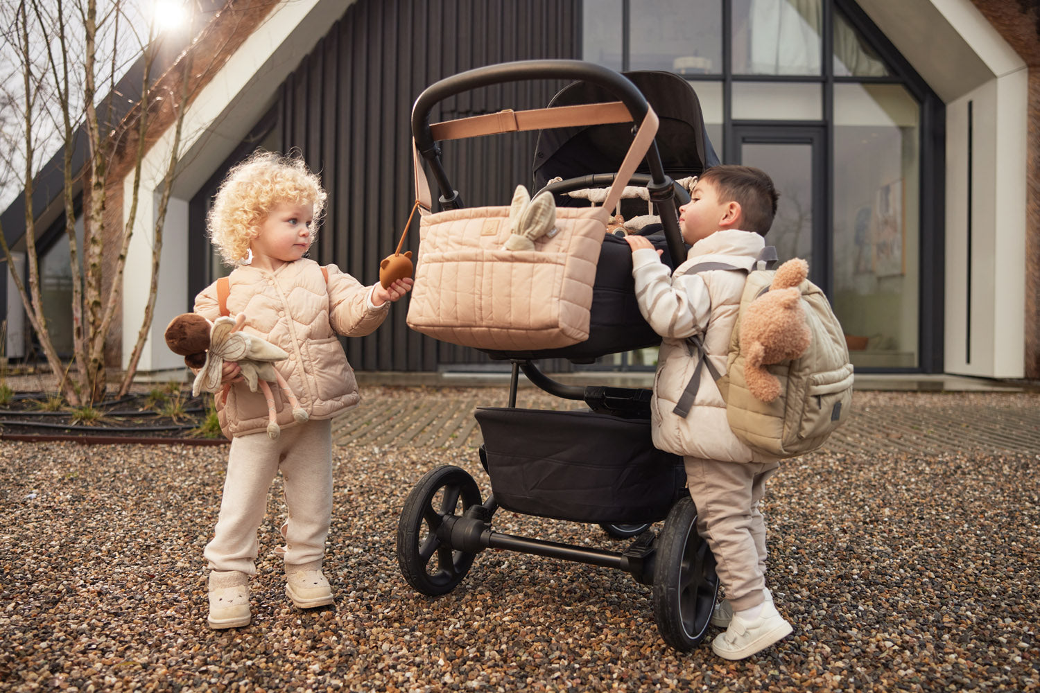 Kinderwagen/Buggy Organizer Puffed - Biscuit - afbeelding 14