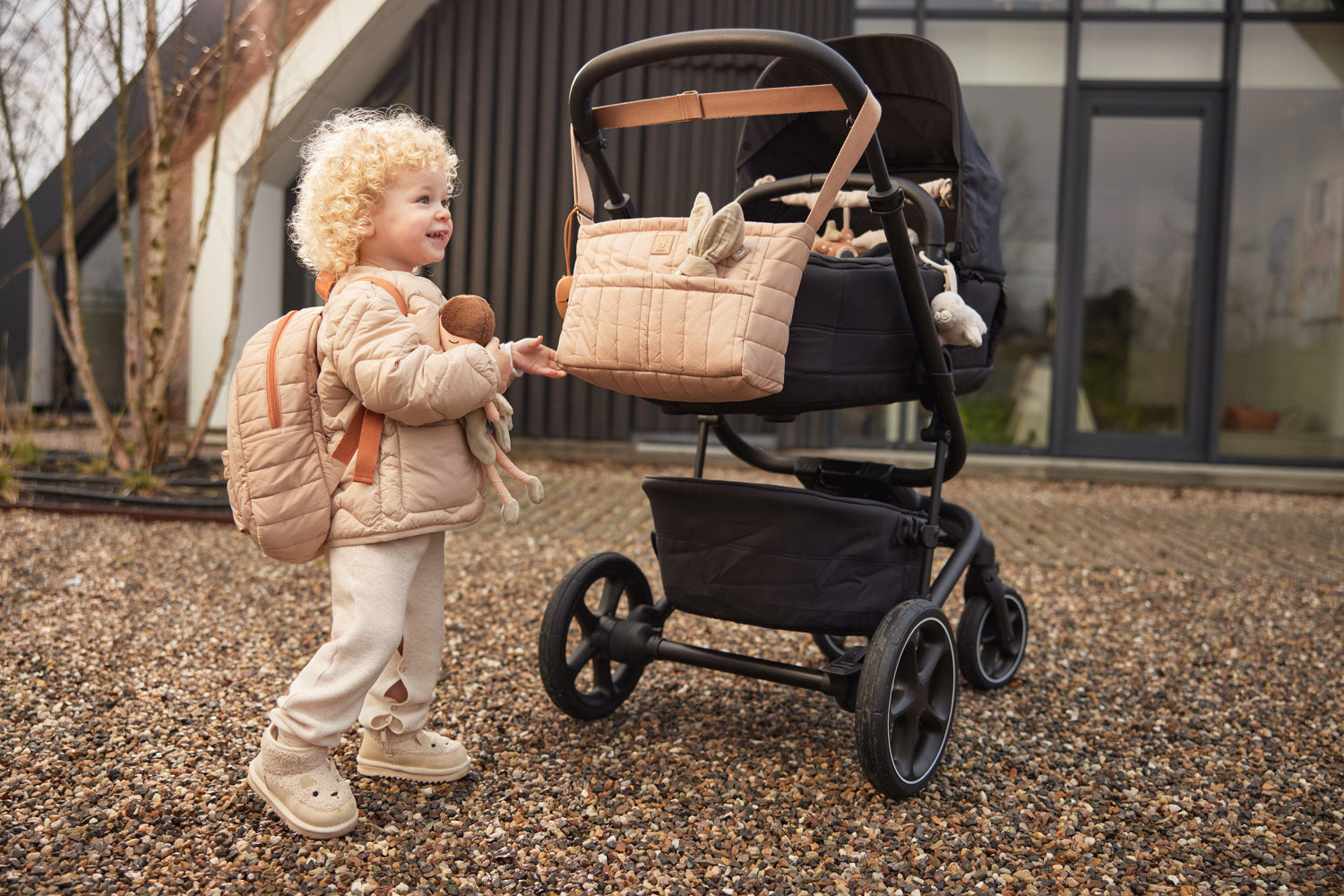 Kinderwagen/Buggy Organizer Puffed - Biscuit - afbeelding 17