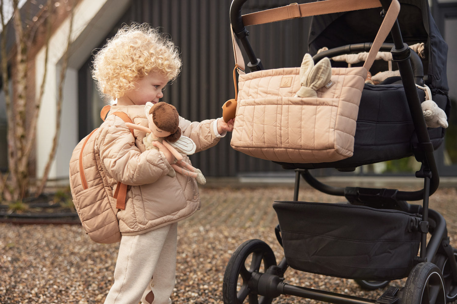 Kinderwagen/Buggy Organizer Puffed - Biscuit - afbeelding 16