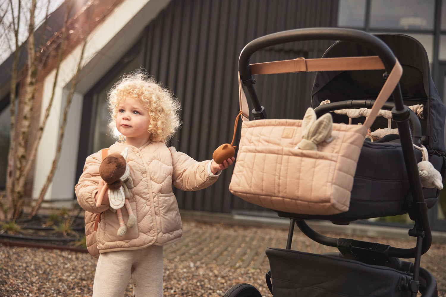Kinderwagen/Buggy Organizer Puffed - Biscuit - afbeelding 15