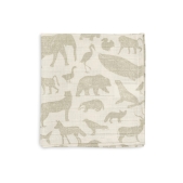 Jollein - Monddoekje Animals - Olive Green - 3 Stuks