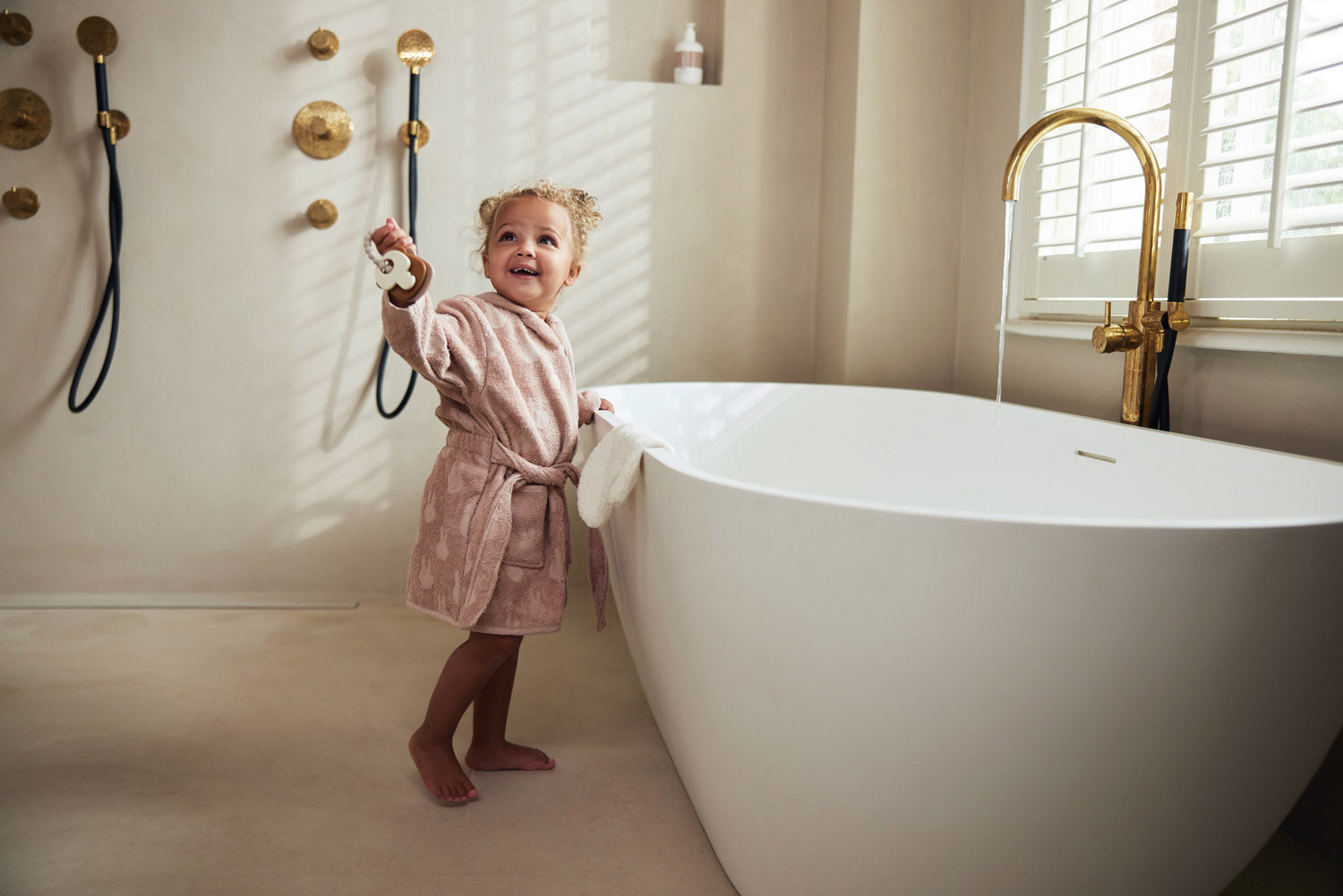 Badjas Nijntje Jacquard - Wild Rose - afbeelding 8