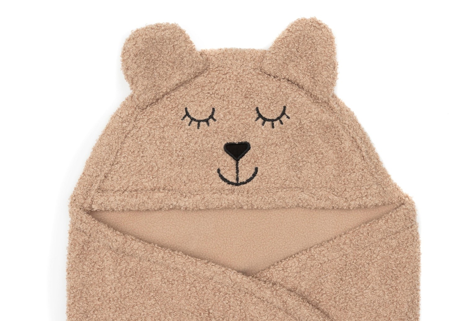 Wikkeldeken Bear Boucle - Biscuit - afbeelding 6