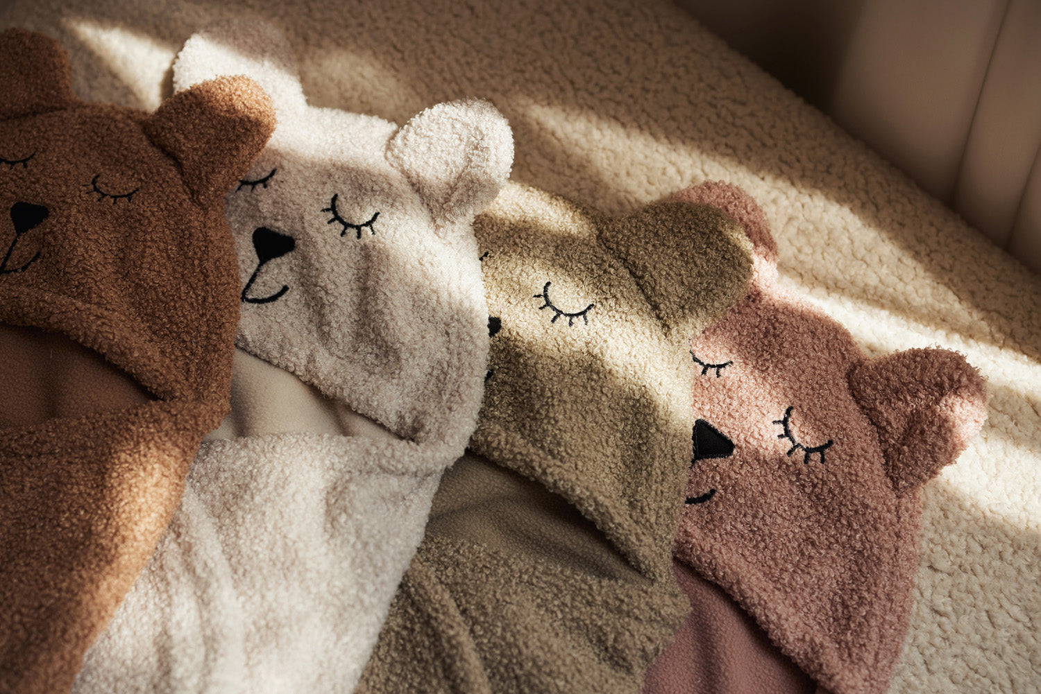 Wikkeldeken Bear Boucle - Biscuit - afbeelding 8