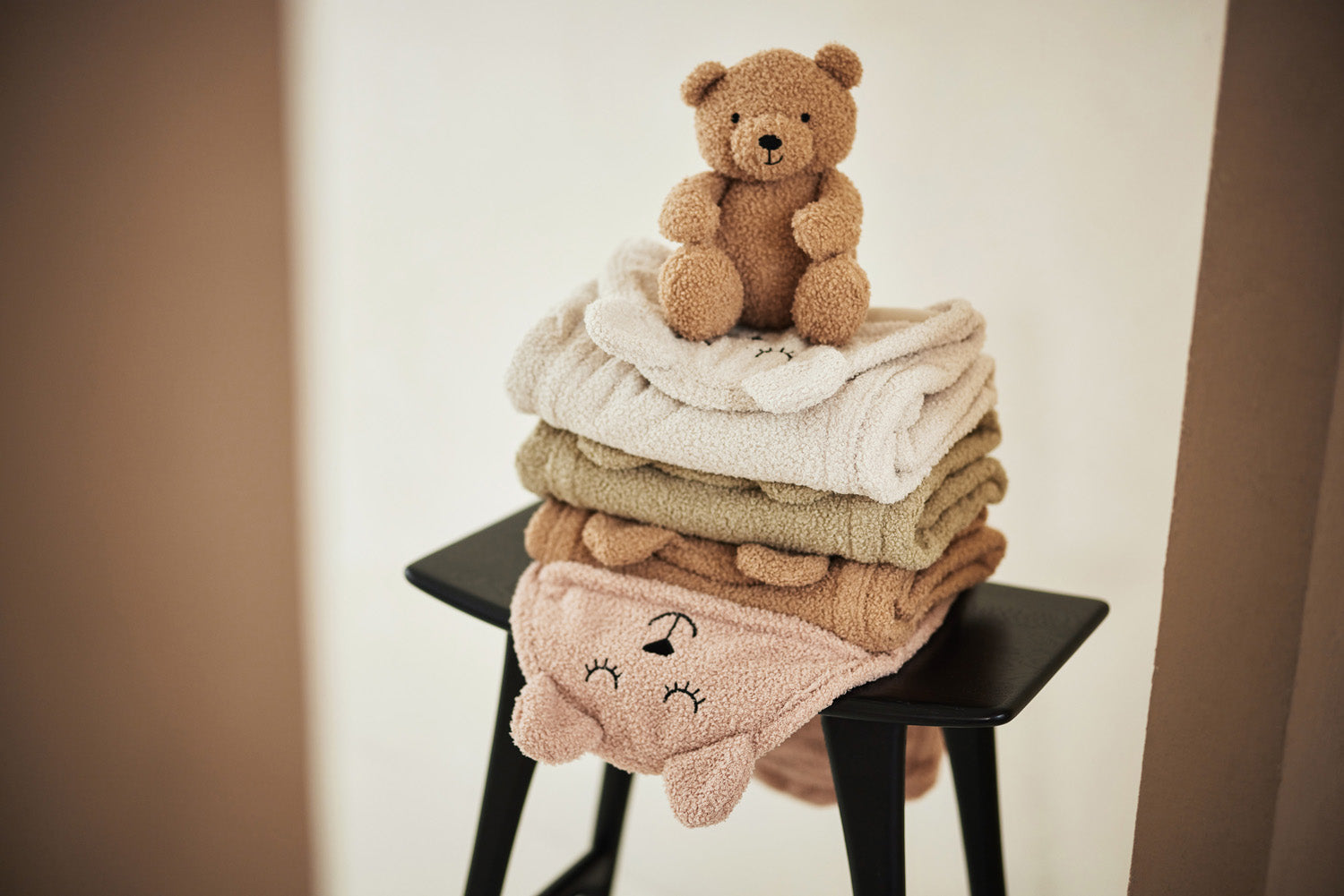 Wikkeldeken Bear Boucle - Biscuit - afbeelding 9