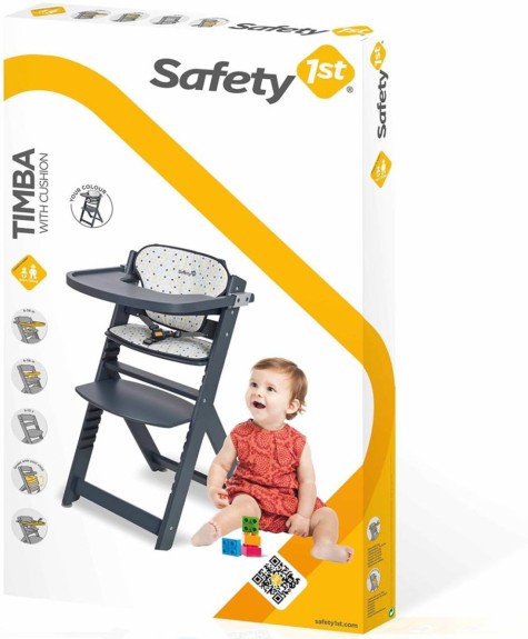 Safety 1st Timba, meegroeiende hoge stoel van massief beukenhout, incl. afneembare tafel, vanaf 6 maanden tot ca. 10 jaar (max. 30 kg), wit Safety 1st Timba, meegroeiende hoge stoel van massief beukenhout, incl. afneembare tafel, vanaf 6 maanden tot ca. 10 jaar (max. 30 kg), wit