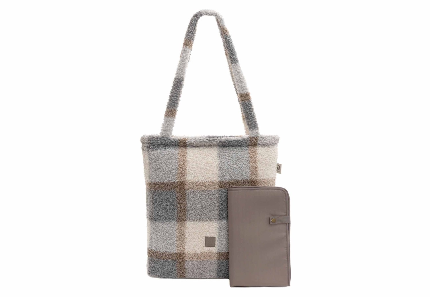 Trendy Luiertas BouclÃ© Check - afbeelding 2