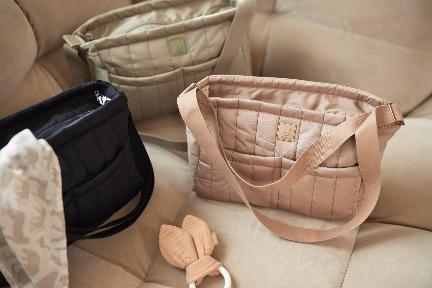 Kinderwagen/Buggy Organizer - Olijfgroen - afbeelding 10