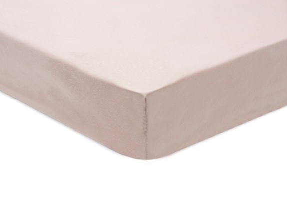 Jollein - Hoeslaken Jersey 70/140x75/150cm - Roze Bloem
