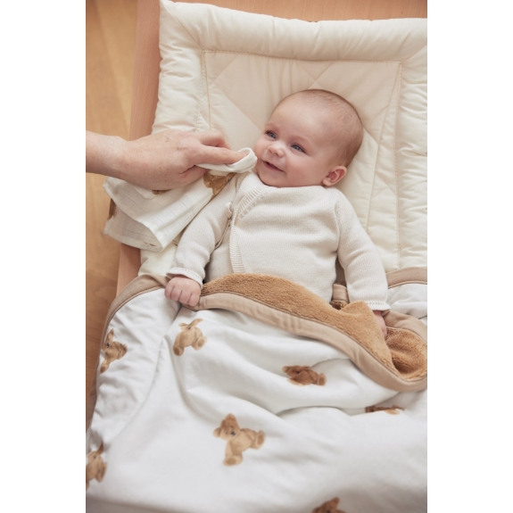 Jollein - Deken Wieg Teddy Bear 75x100cm