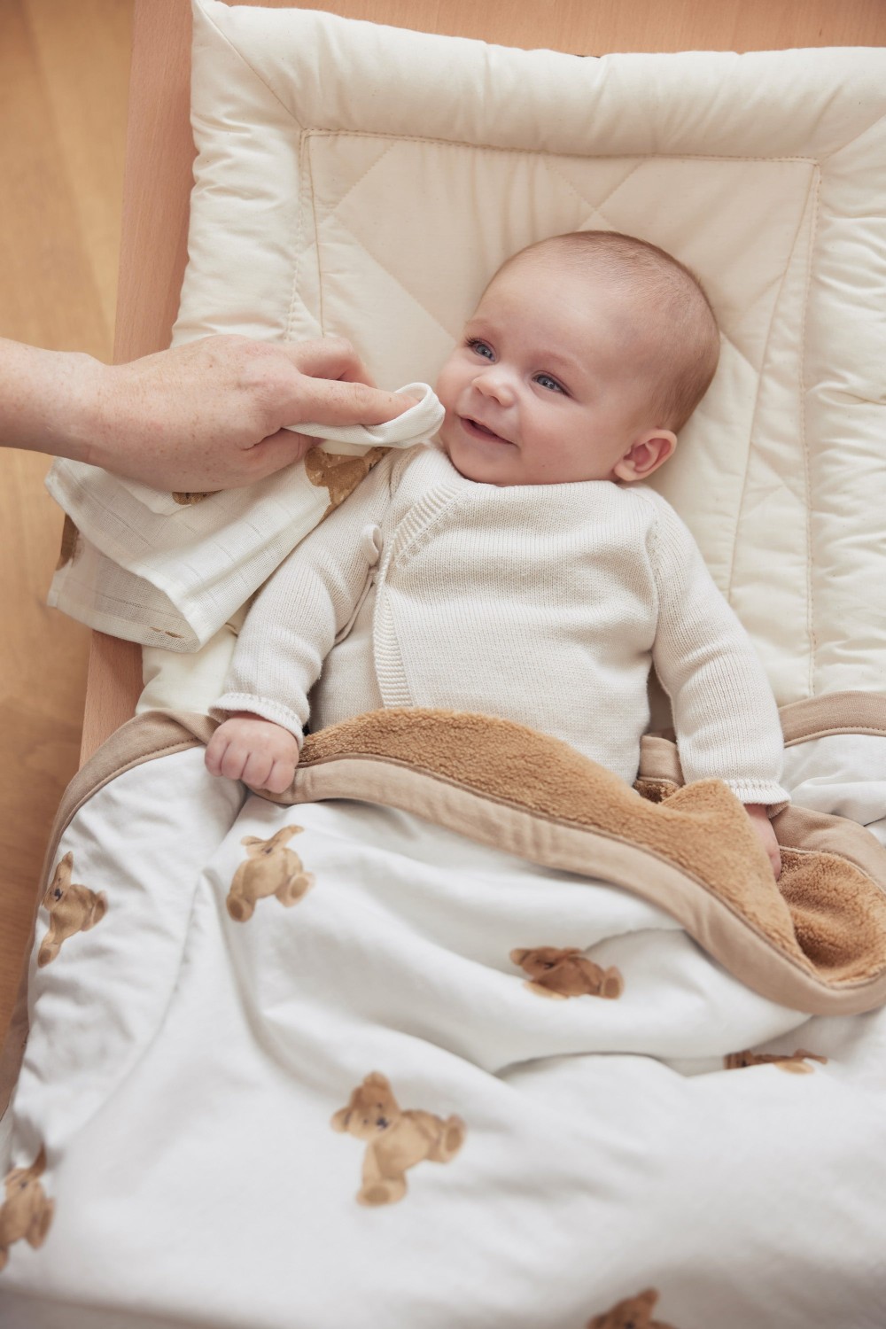 Deken Wieg Teddy Bear 75x100cm - afbeelding 8