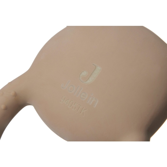 Jollein - Rubberen Bijtring Teddybeer - Biscuit