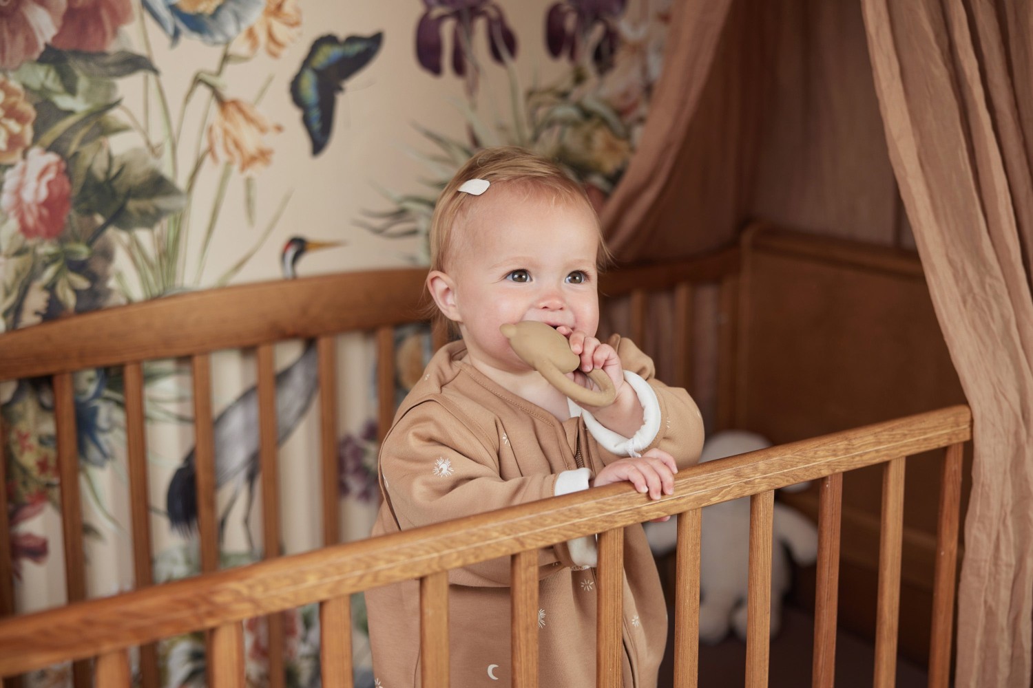 Rubberen Bijtring Teddybeer - Biscuit - afbeelding 3