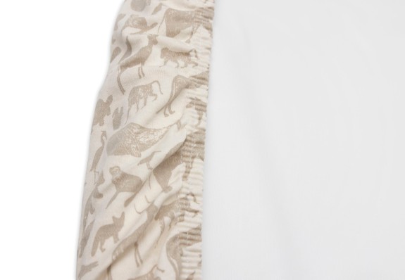 Jollein - Aankleedkussenhoes Animals - Nougat