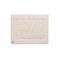 Jollein - Zacht Boxkleed Check Knit 75x95cm - Oatmeal