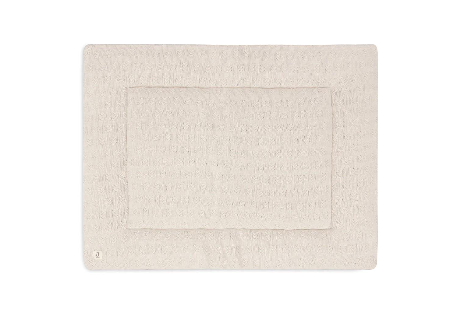 Boxkleed Grain Knit - Oatmeal 75x95cm