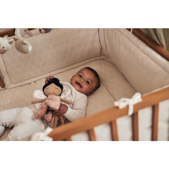 Jollein - Boxkleed Grain Knit - Oatmeal 75x95cm