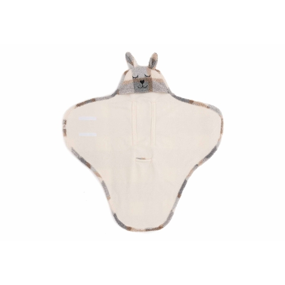 Jollein - Wikkeldeken Bunny Check - Boucle