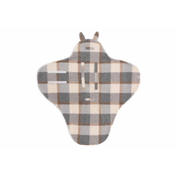 Jollein - Wikkeldeken Bunny Check - Boucle