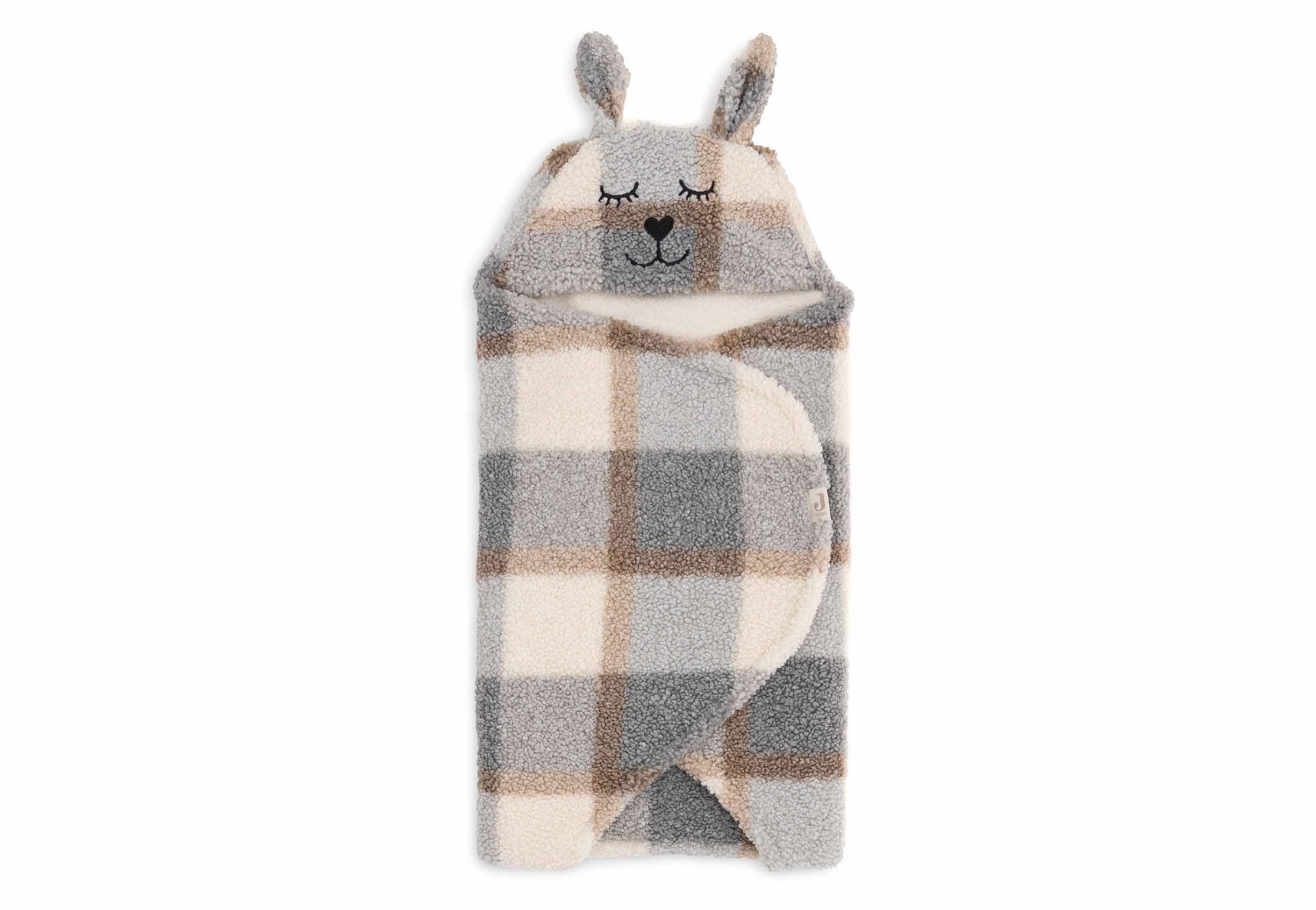 Wikkeldeken Bunny Check - Boucle - afbeelding 4