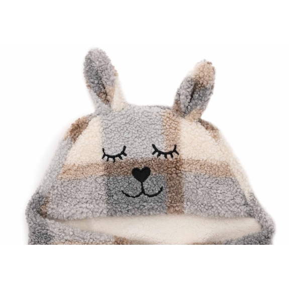 Jollein - Wikkeldeken Bunny Check - Boucle