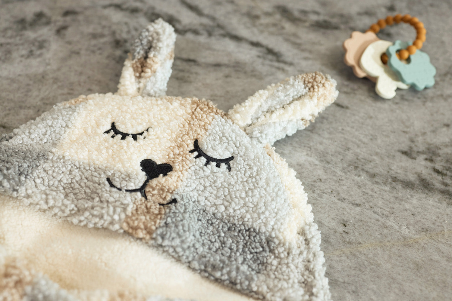 Wikkeldeken Bunny Check - Boucle - afbeelding 8