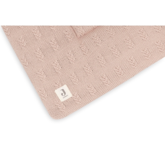 Jollein - Boxkleed 75x95cm Grain Knit - Wild Rose