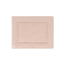 Jollein - Boxkleed 75x95cm Grain Knit - Wild Rose