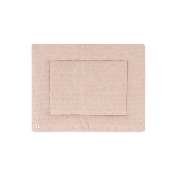 Jollein - Boxkleed 75x95cm Grain Knit - Wild Rose
