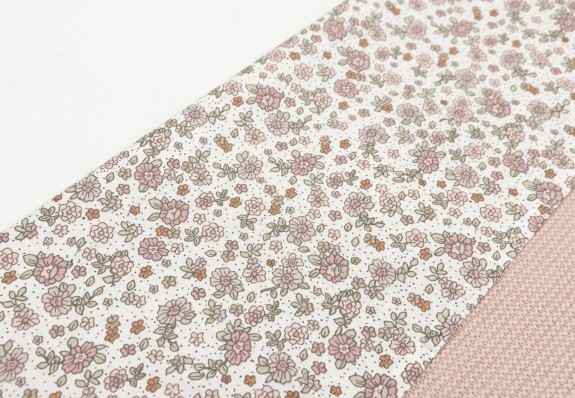Jollein - Retro Bloemen Ledikant Lakentje 120x150cm