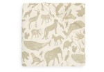 Hoeslaken Animals Olive Green 70/140x75/150cm