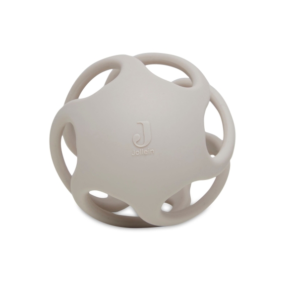 Jollein - Siliconen Bijtring Bal  9,5cm - Nougat