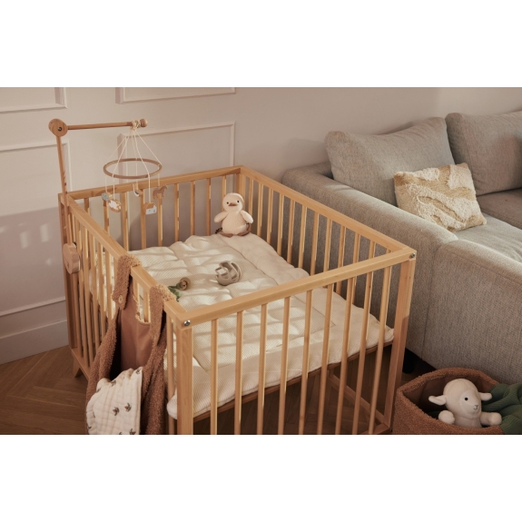 Jollein - Siliconen Bijtring Bal  9,5cm - Nougat