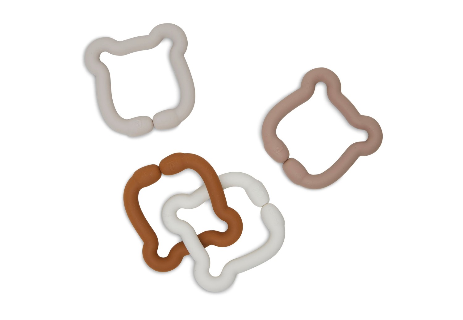 Siliconen Speelgoed Ringen - Teddy Bear - afbeelding 2