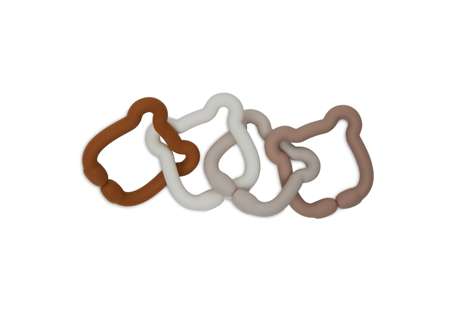 Siliconen Speelgoed Ringen - Teddy Bear