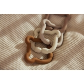 Jollein - Siliconen Speelgoed Ringen - Teddy Bear