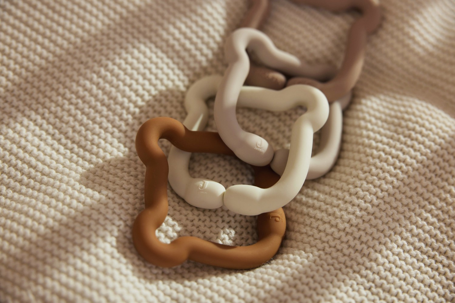 Siliconen Speelgoed Ringen - Teddy Bear - afbeelding 6