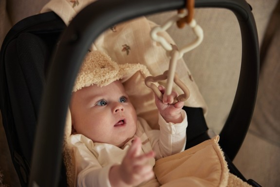 Jollein - Siliconen Speelgoed Ringen - Teddy Bear