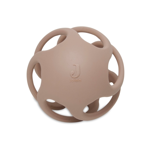 Jollein - Bijtring Bal Siliconen Ã 9,5cm - Biscuit