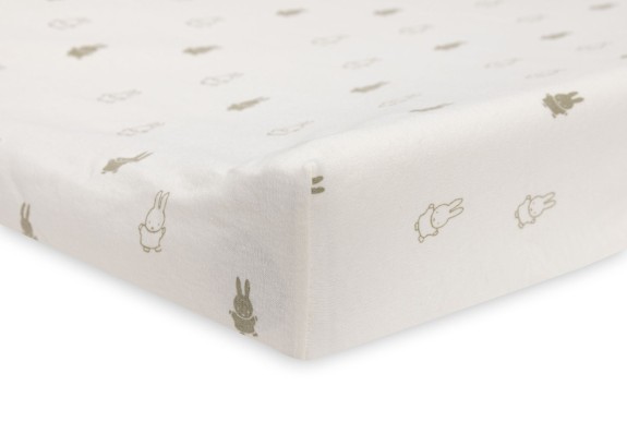 Jollein - Aankleedkussenhoes Happy Miffy - Olive Green