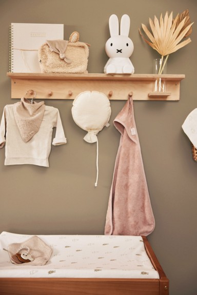 Jollein - Aankleedkussenhoes Happy Miffy - Olive Green