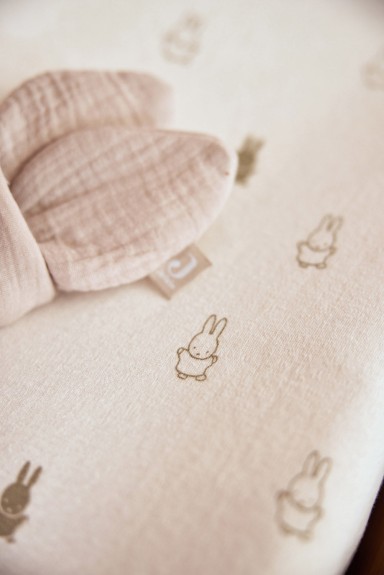 Jollein - Aankleedkussenhoes Happy Miffy - Olive Green