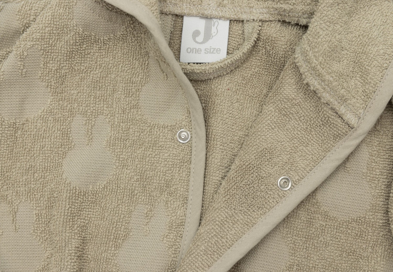 Badjas Miffy Jacquard voor 3-4 jaar - Olijfgroen - afbeelding 4